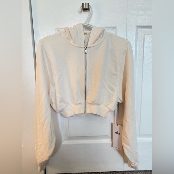 Alo yoga sweet escape zip up hoodie xs NWT - Picture 4 of 6